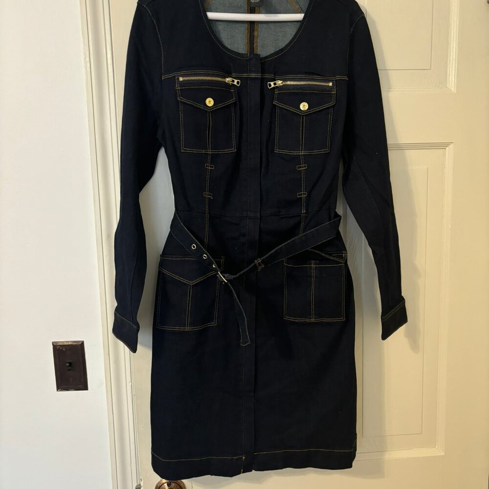 Inc International Concepts Jean Denim Dress Dark - Size 8